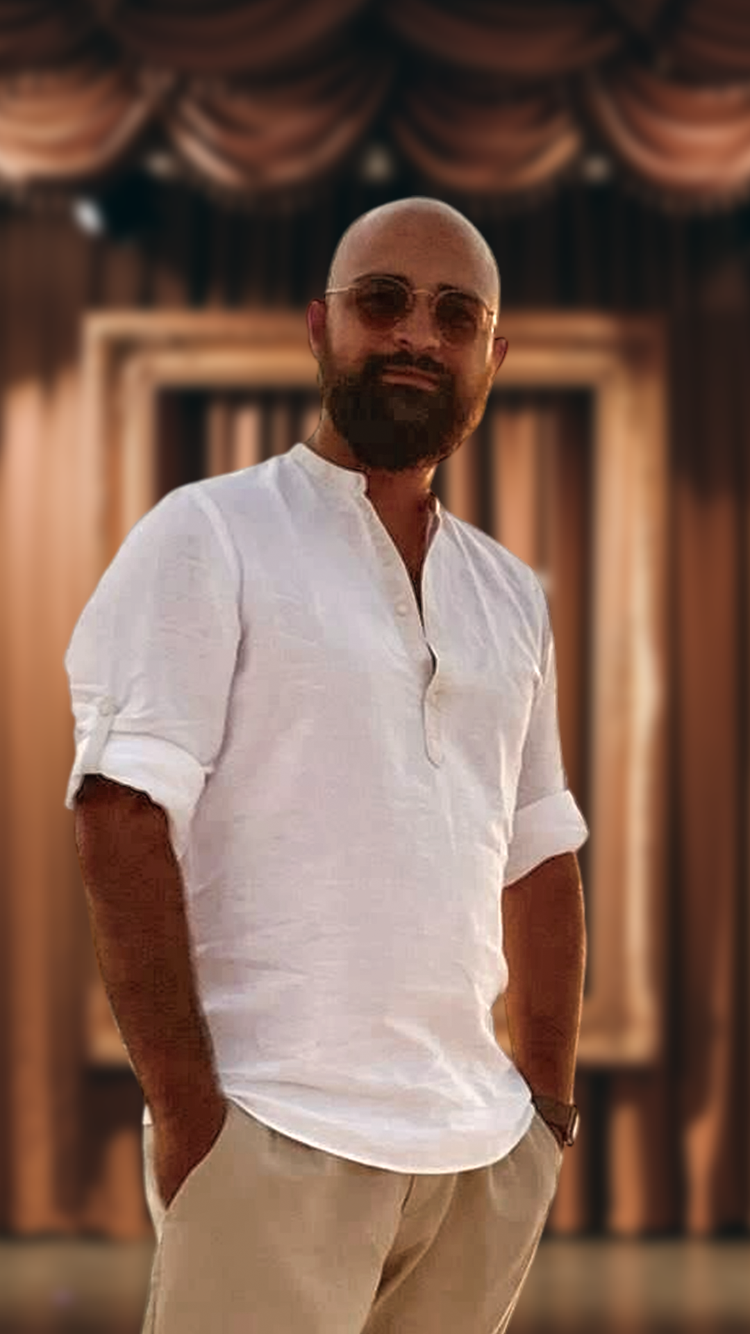 Vincenzo Fumo tecnico audio della compagnia teatrale